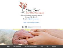 Tablet Screenshot of eldertreecare.com